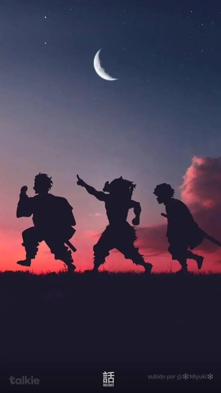 ai character: demon slayer  background