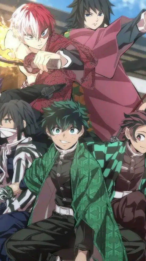 ai character: ★~~kny x mha~~★ background