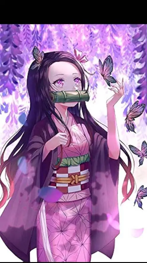 ai character: nezuko kamado  background