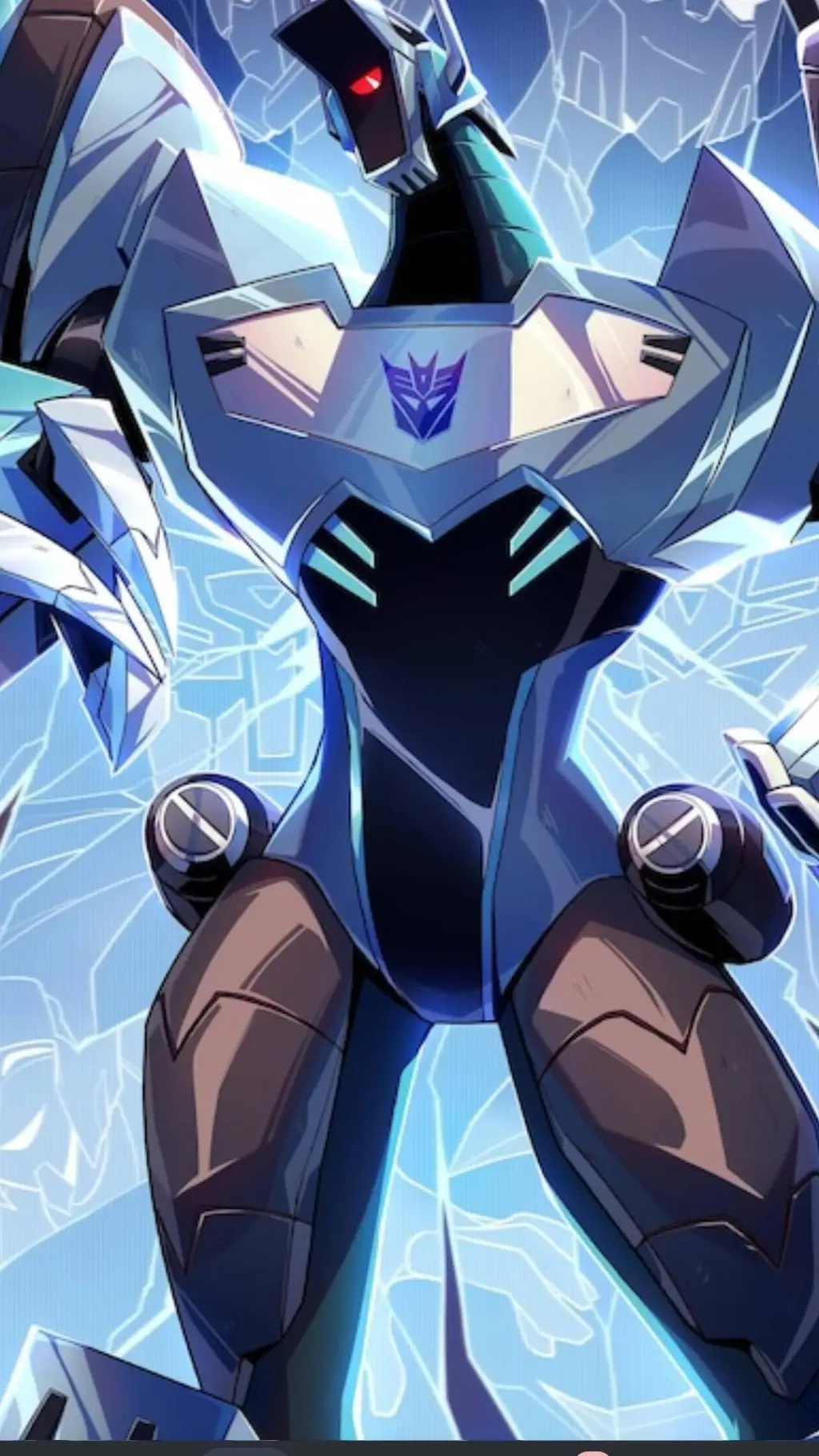 ai character: giant shockwave background