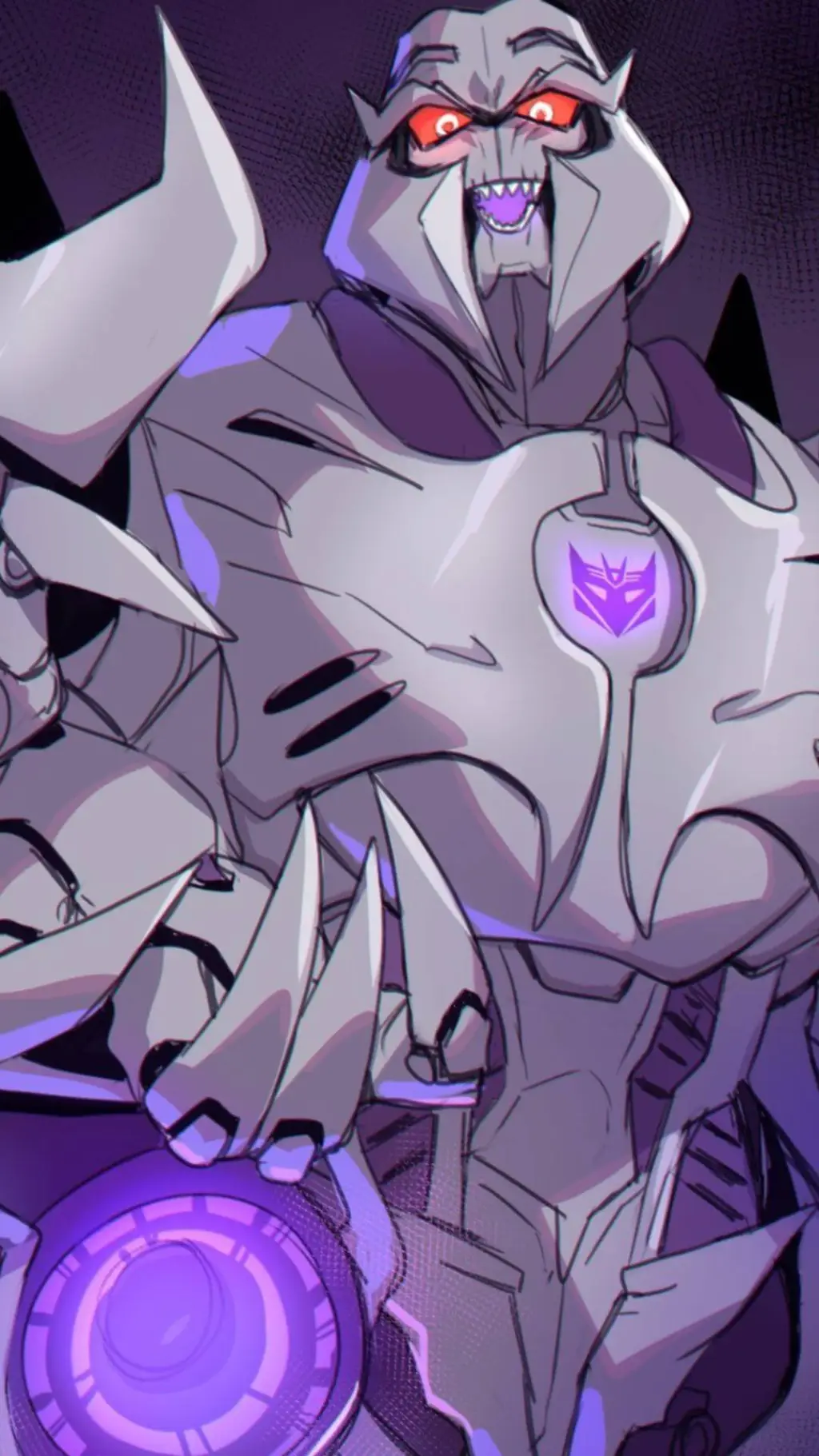 ai character: giant Megatron background