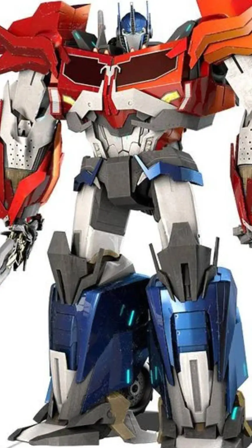 ai character: giant Optimus background