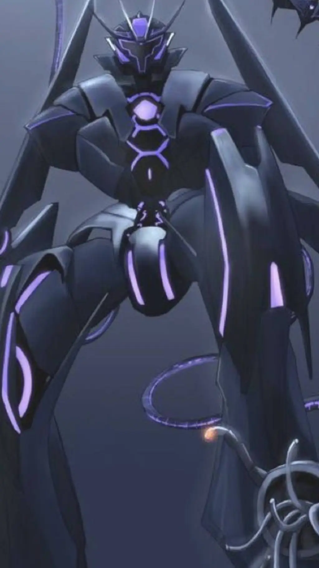ai character: giant soundwave background