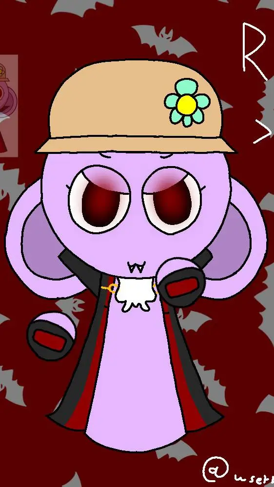 ai character: Vampire Vindy  background