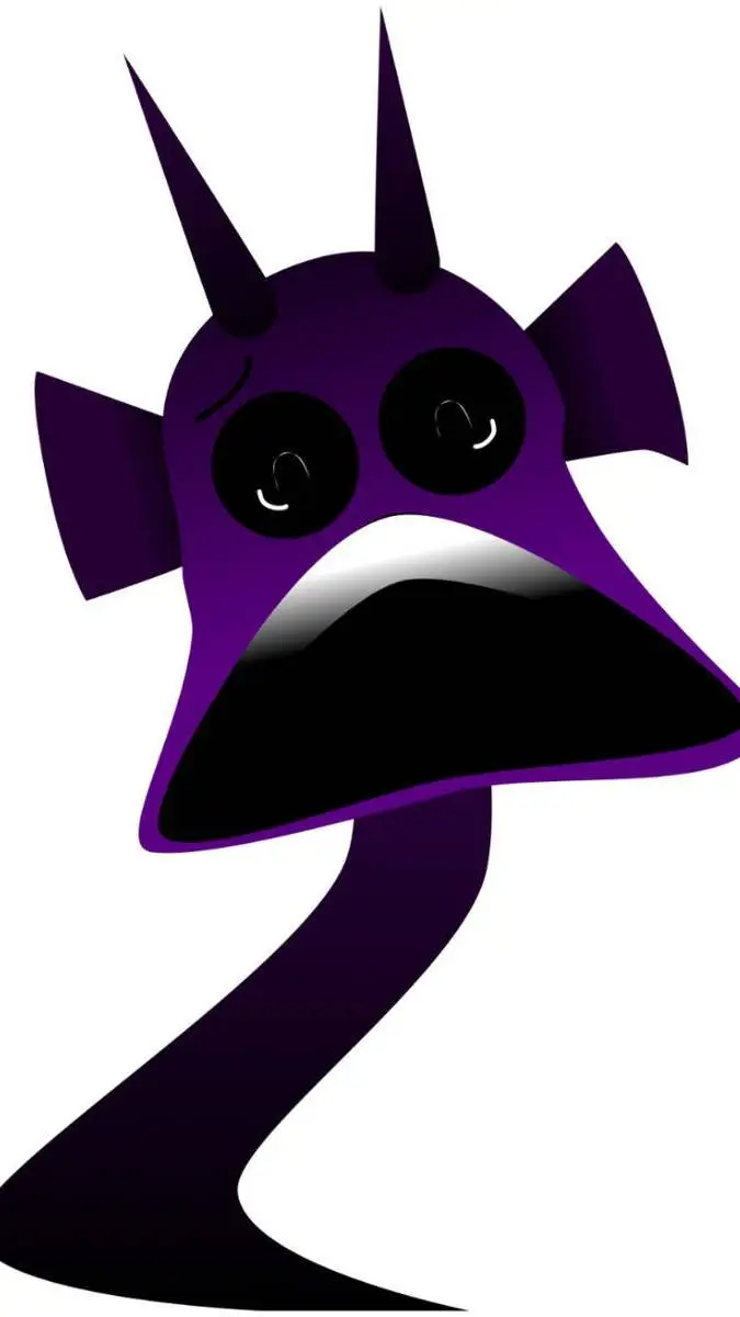 ai character: Durple scream cn 4 background