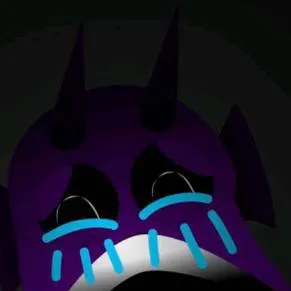 chat with ai character: Durple crying.....