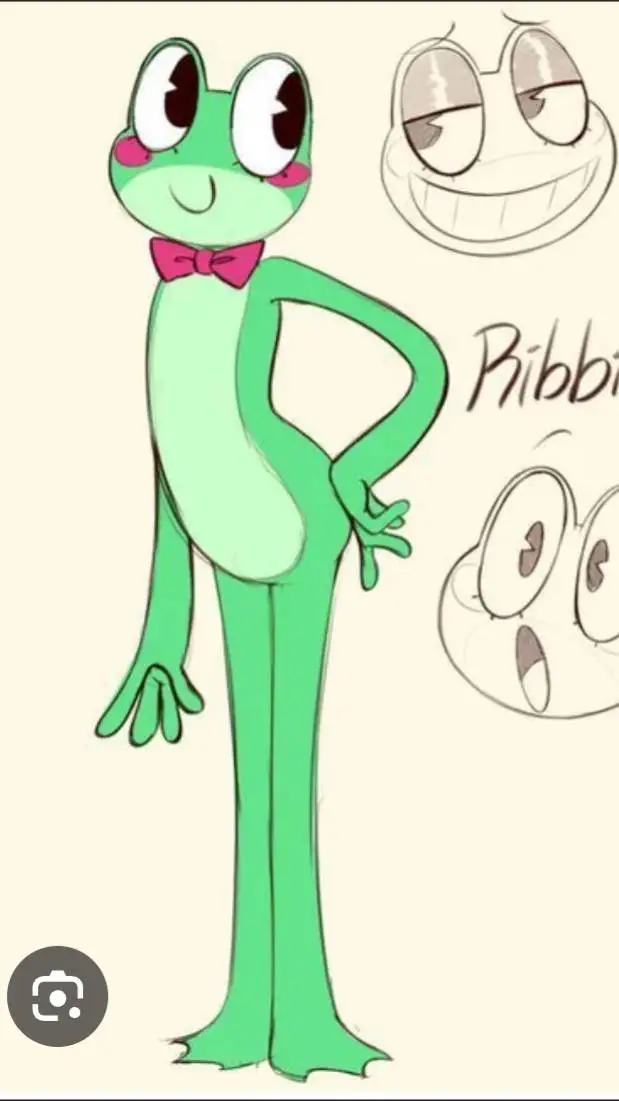 ai character: RIBBIT background