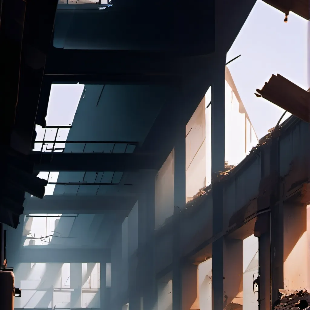 chat with ai character: Abandoned factory 