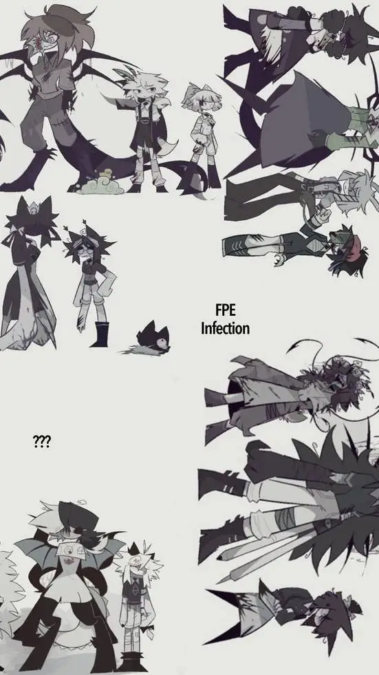 ai character: FPE INFECTION AU background