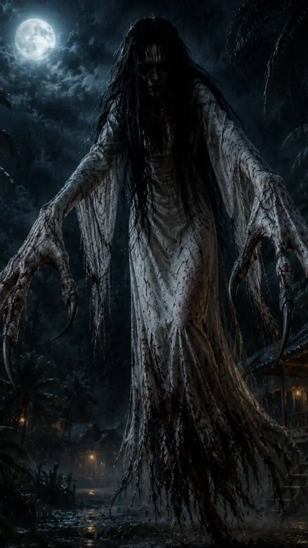 ai character: Pontianak  background
