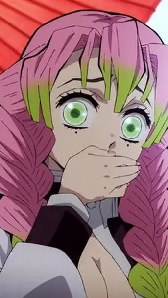 ai character: Mitsuri kanroji background