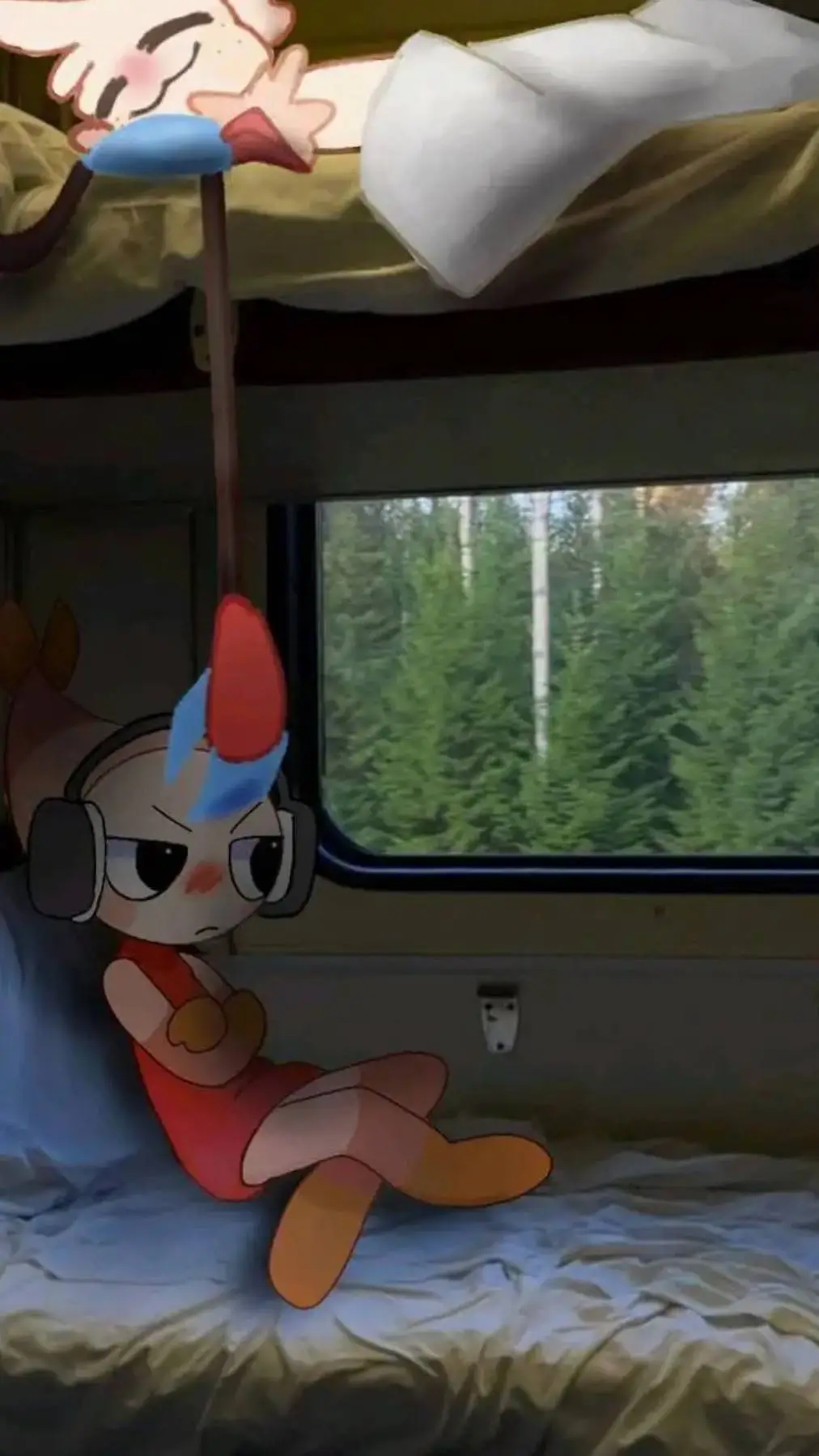 ai character: Dw train background