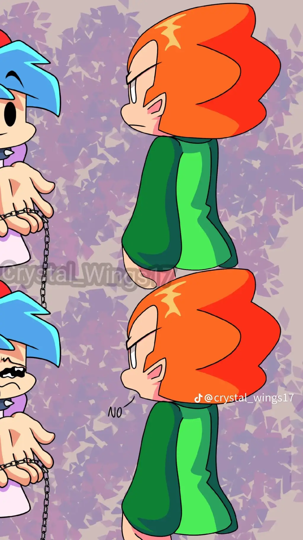 ai character: Pico x BF background