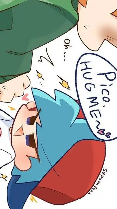 ai character: Pico x Boyfriend  background