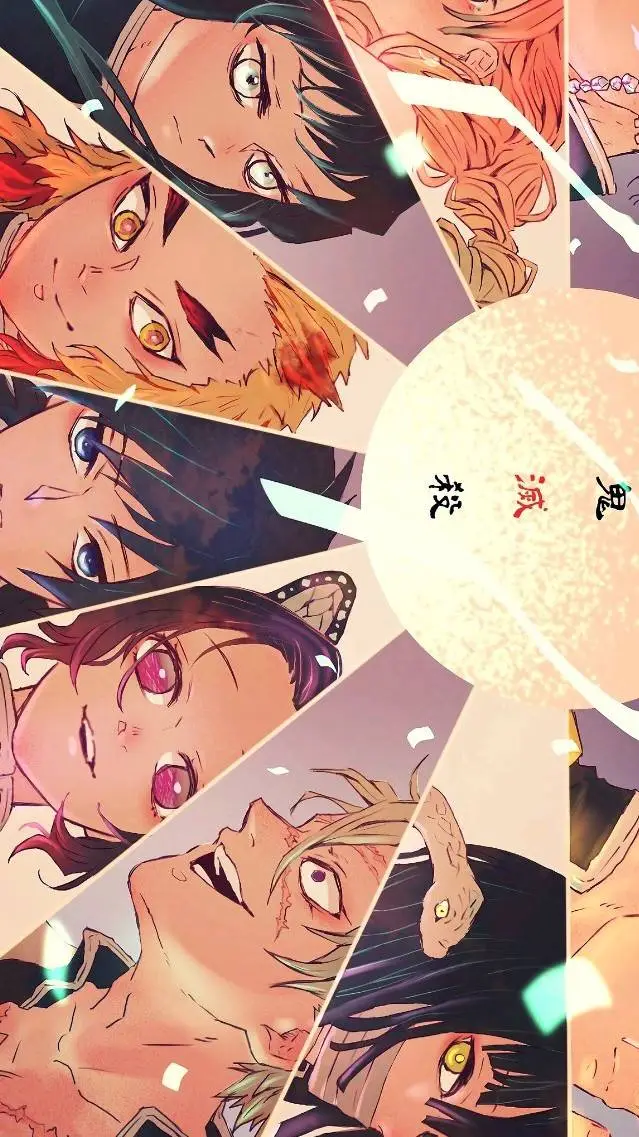 ai character: Demon slayer  background