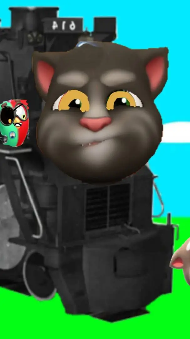 ai character: tom the train  background