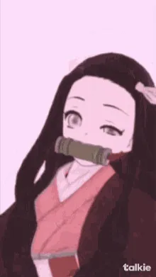 ai character: Nezuko X Zenitsu  background