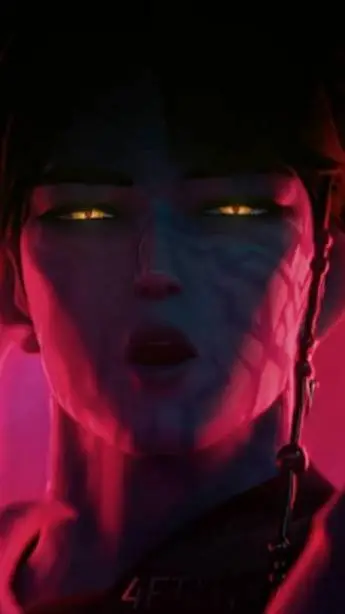 ai character:  jinoo demon form background