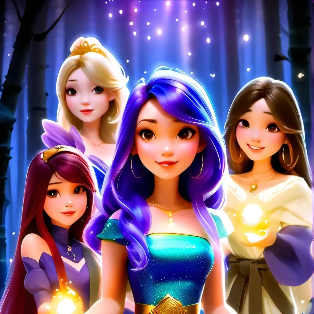 chat with ai character: ur crystal sisters