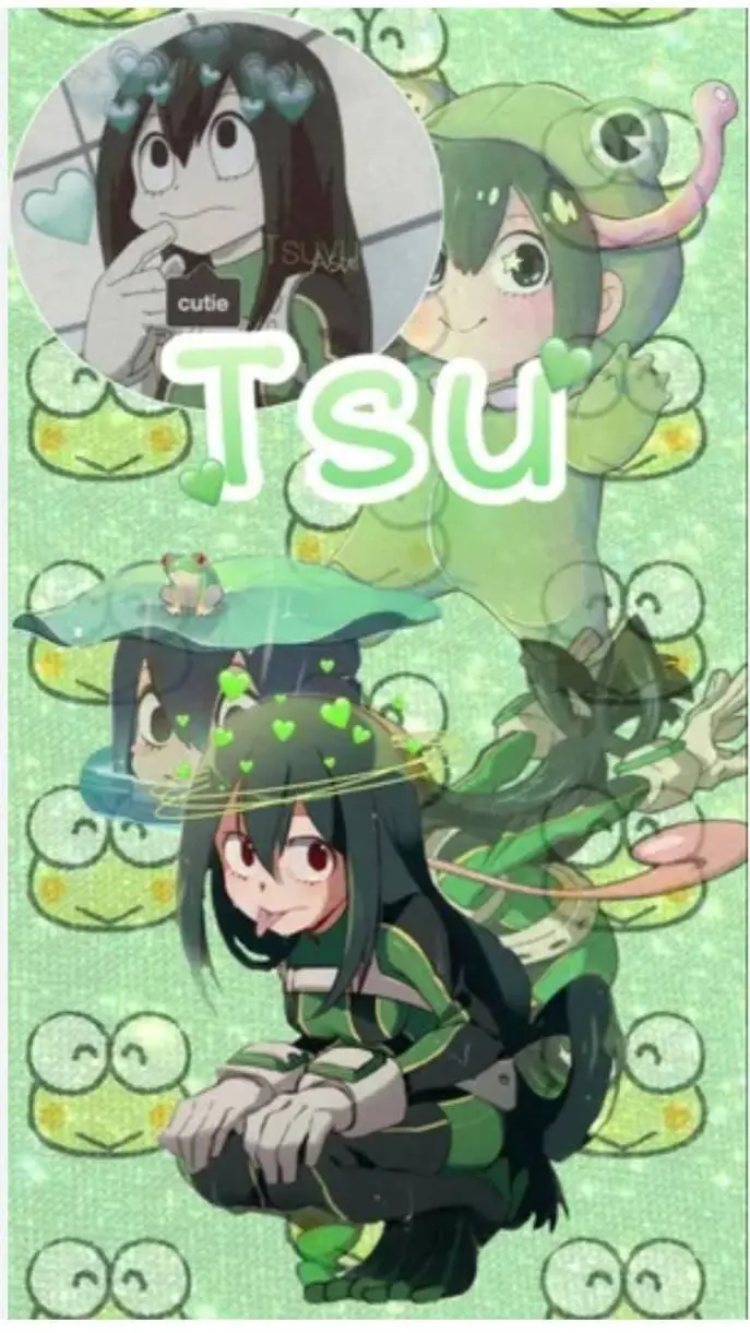 ai character: tsuyu asui background