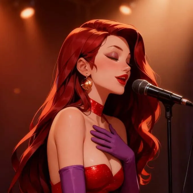 chat with ai character: Jessica Rabbit 