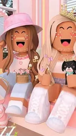 ai character: cute girl background