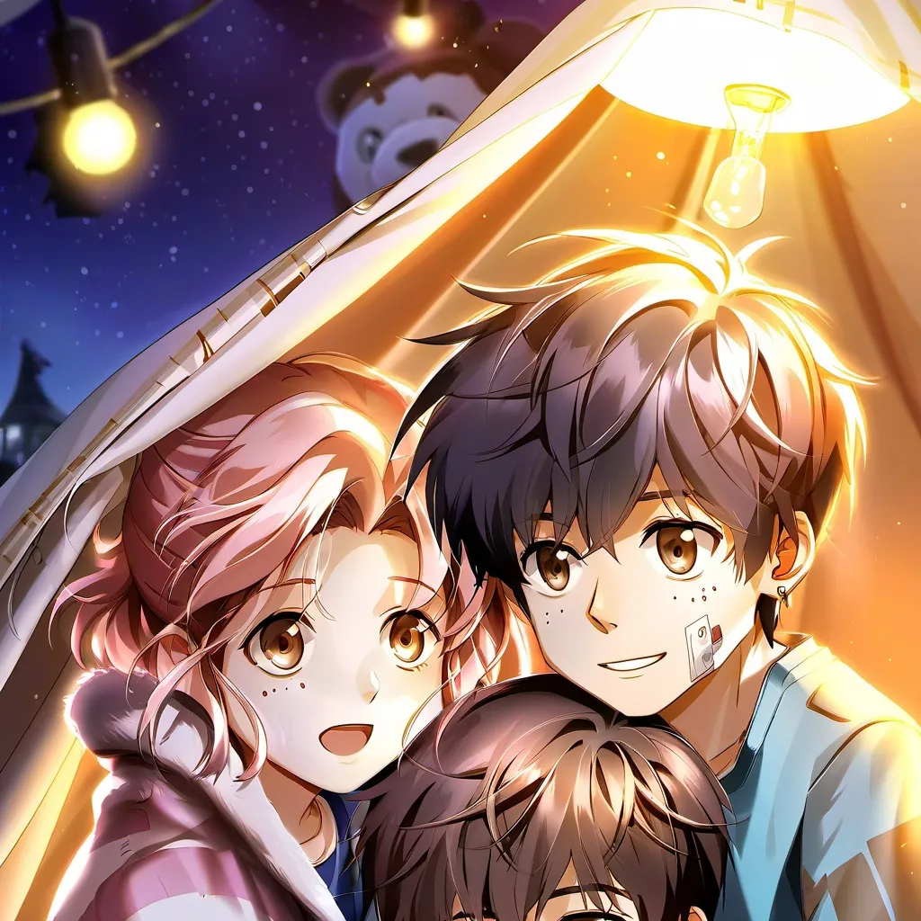 chat with ai character: three triplets 