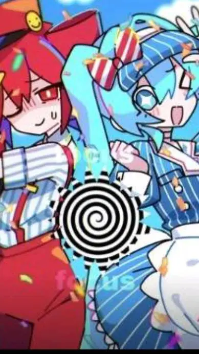 ai character: Tito and miku background