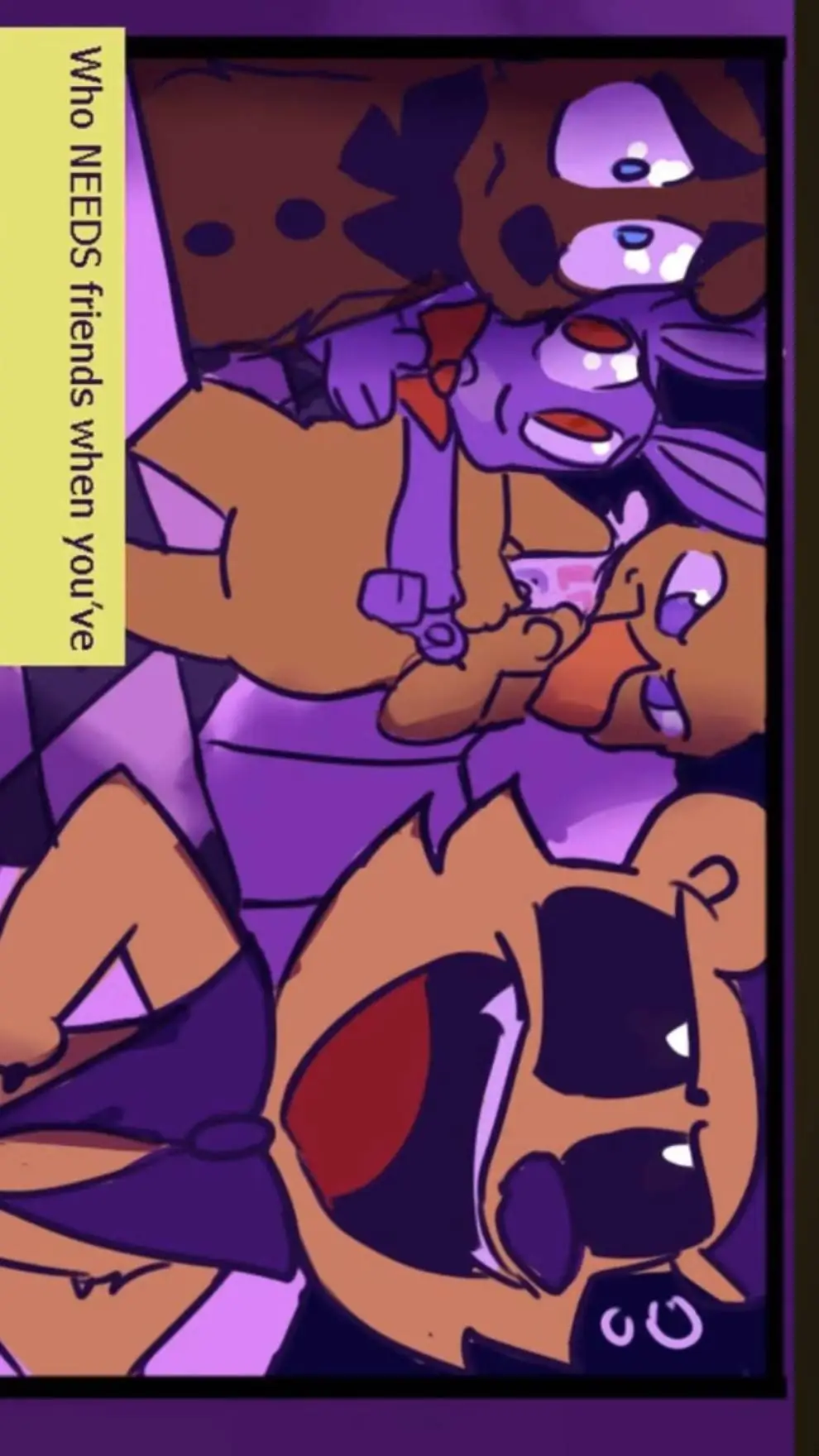 ai character: Fnaf 1 background