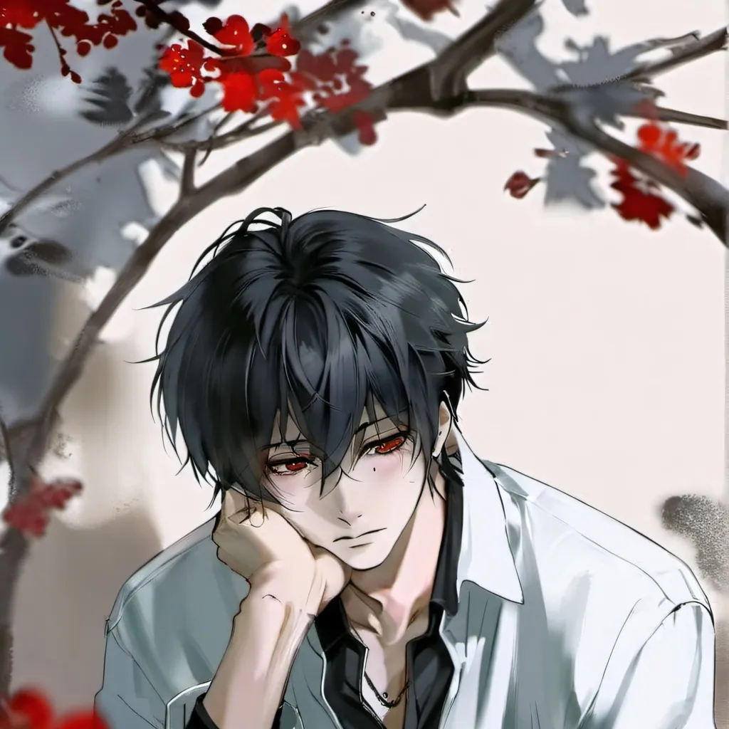 chat with ai character: Hace😔😔🖤🖤