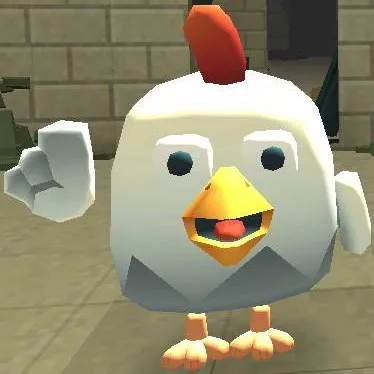 chat with ai character: chickegunrack