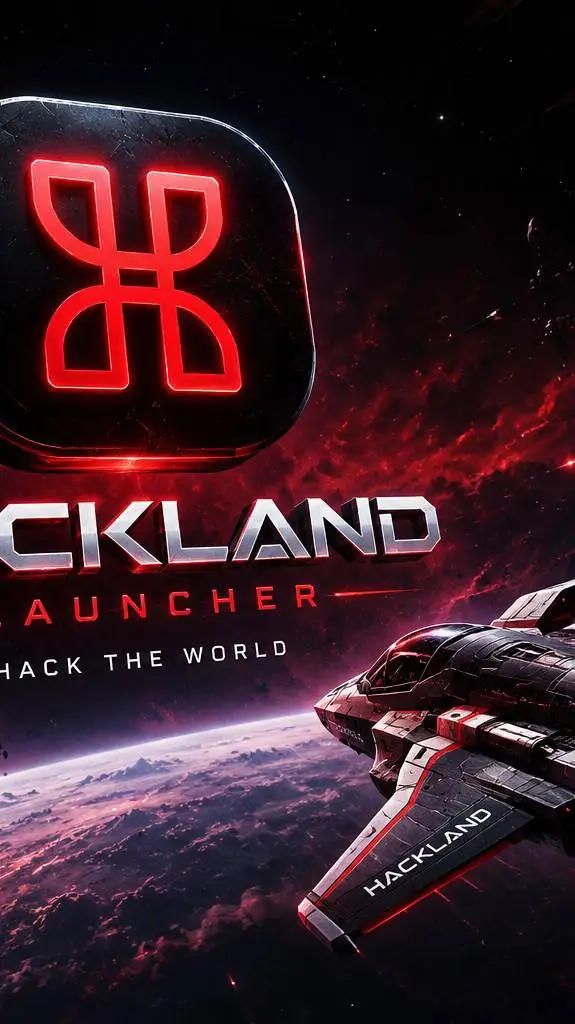 ai character: Hackland Launcher background