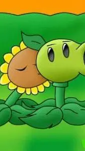 ai character: pea x sun background