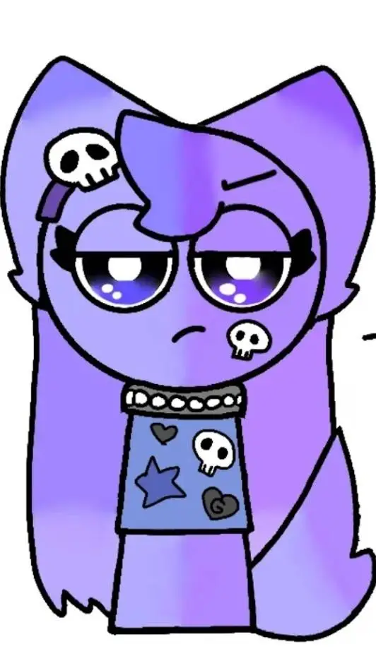 ai character: ROSE 💜💀 background