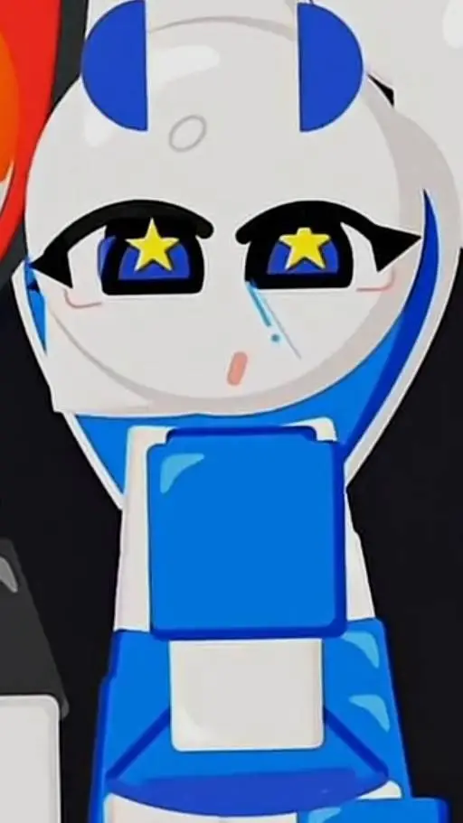 ai character: THE 🤍💙 EMOJI CAT! background