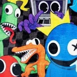 chat with ai character: RAINBOW FRIENDS =D