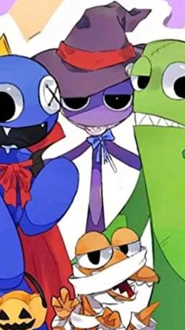 ai character: HALLOWEEN RF!🌈🎀 background