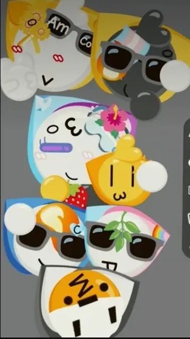ai character: Meet the..GANG!!🎀🔥 background