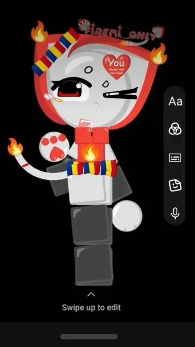 ai character: FIREMI MY POOKIE🔥! background