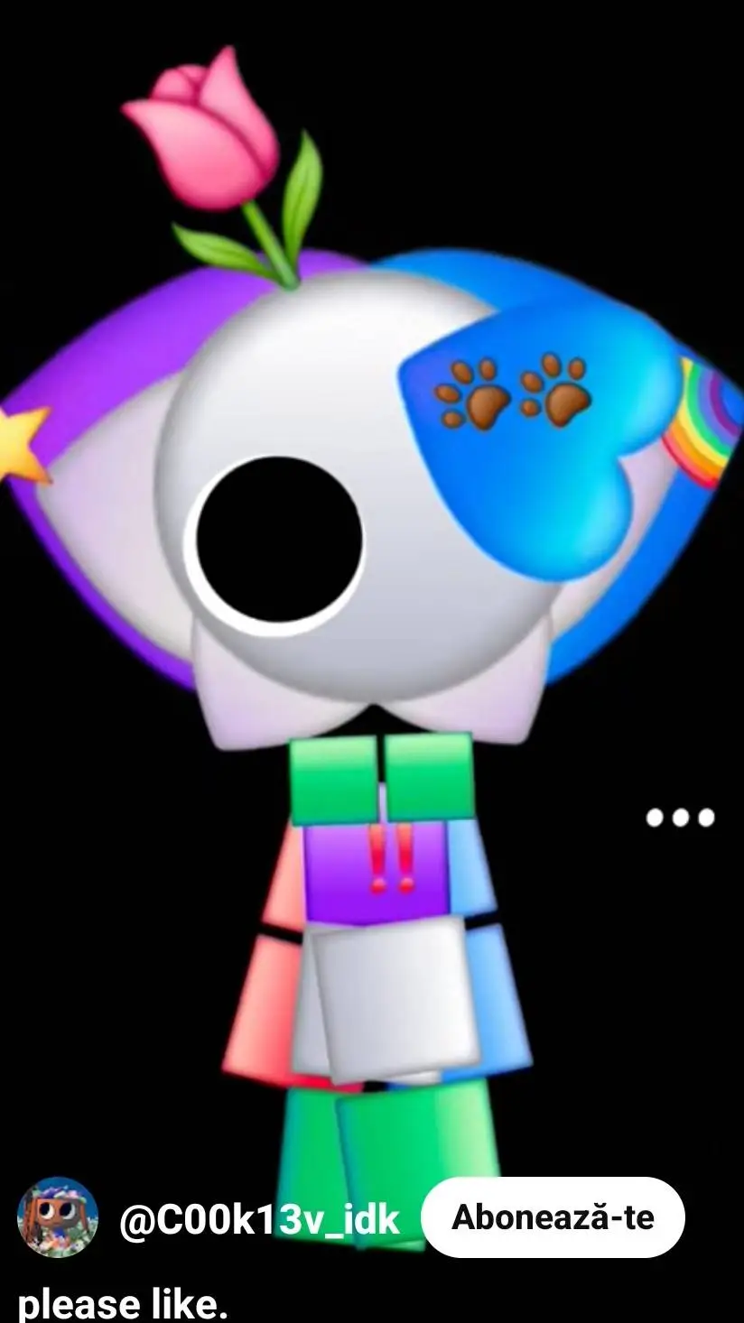 ai character: 💜💙 background