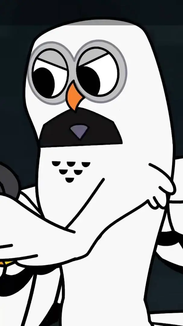 ai character: 'THE ENTITY(OWL)🤍' background