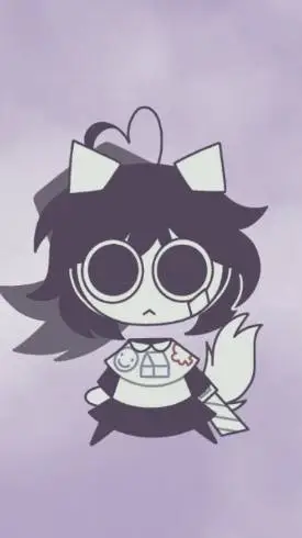 ai character: 🐺Lunita pequeña🤍 background
