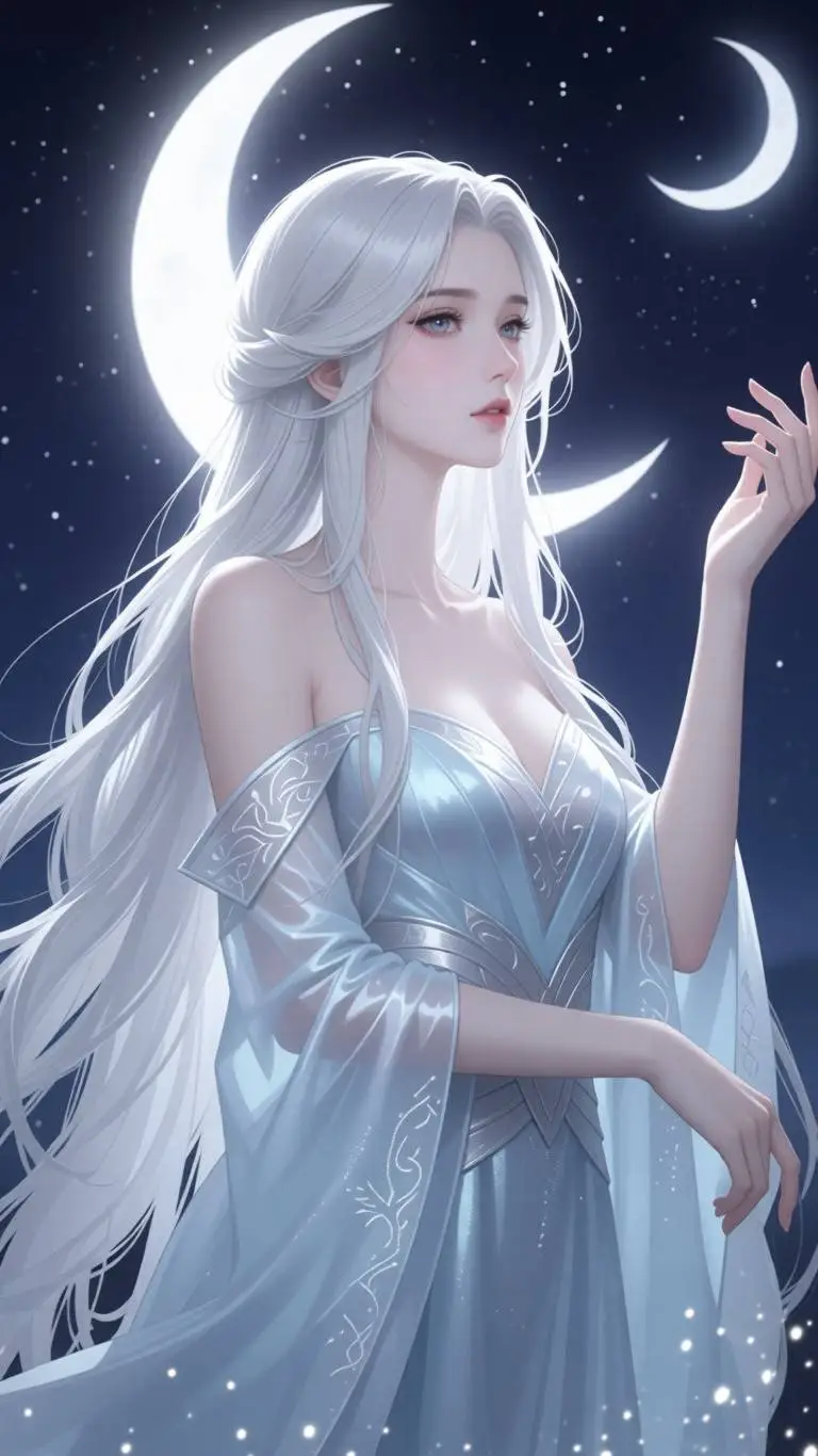 ai character: Luna loba background