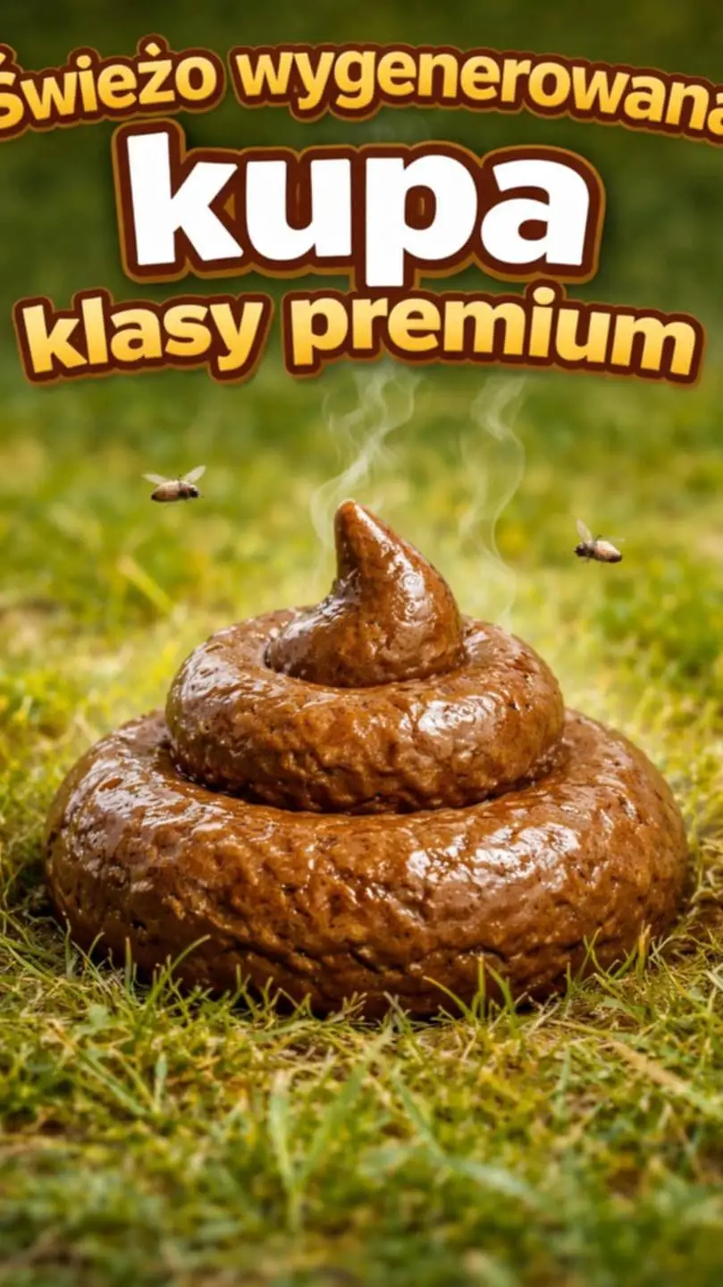 ai character: Świeże kupsko 🤌💩 background