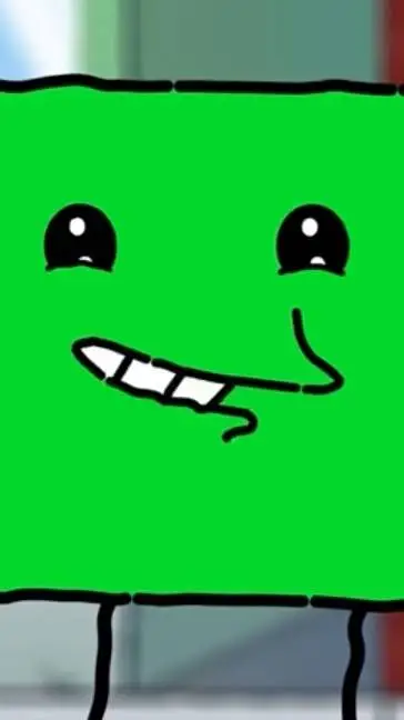 ai character: Cuadradito :3 background