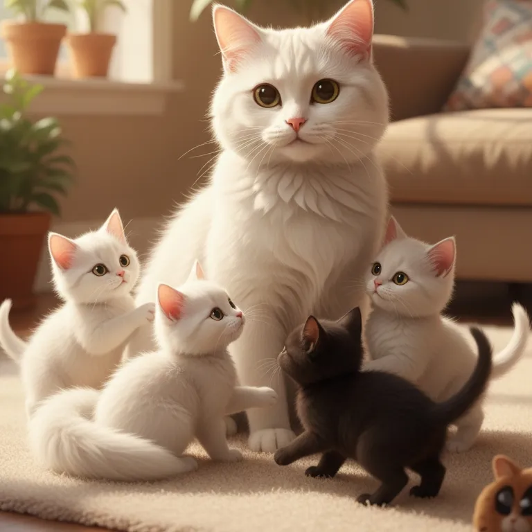 chat with ai character: Kitten family
