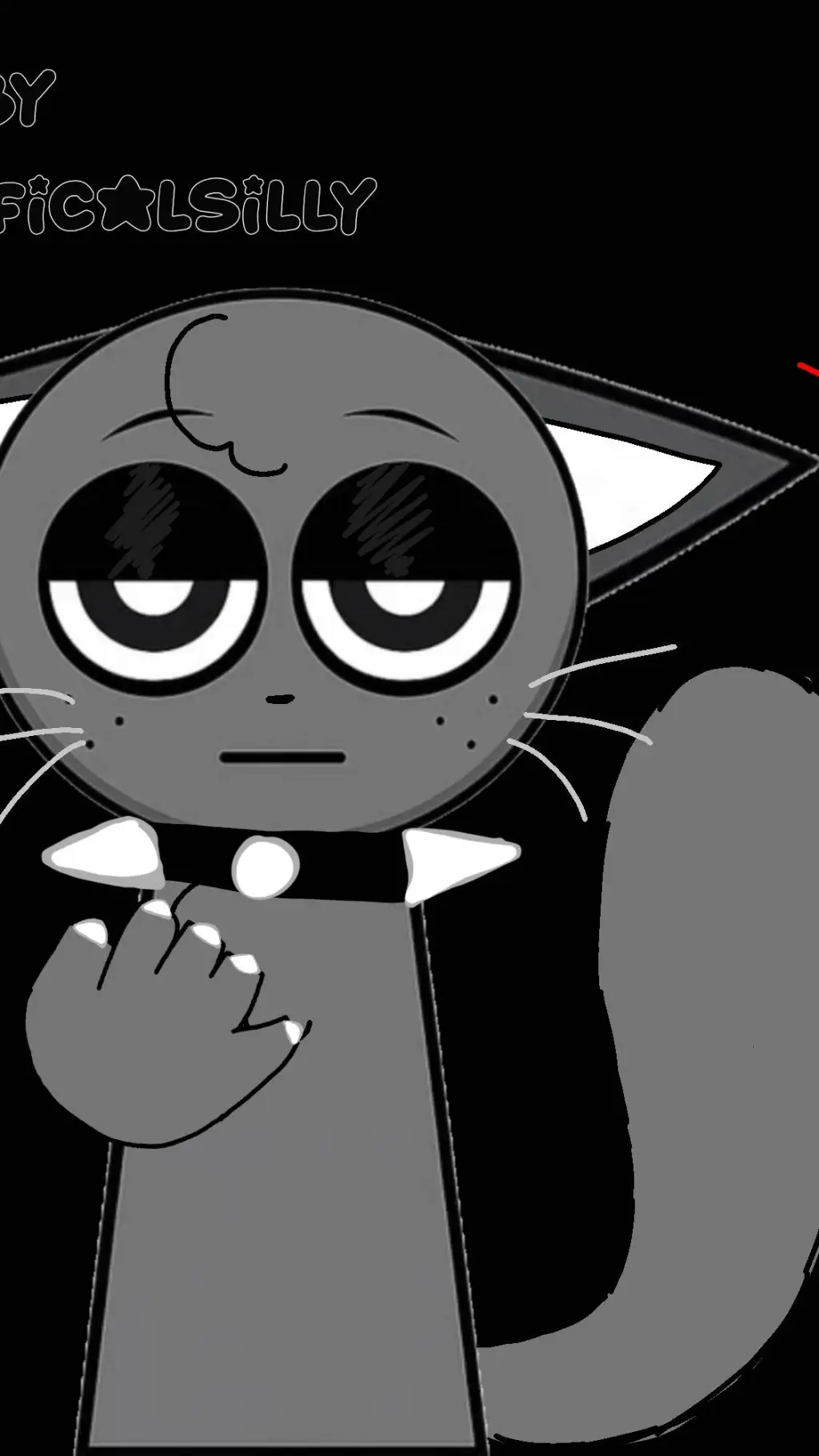 ai character: Gray.  background