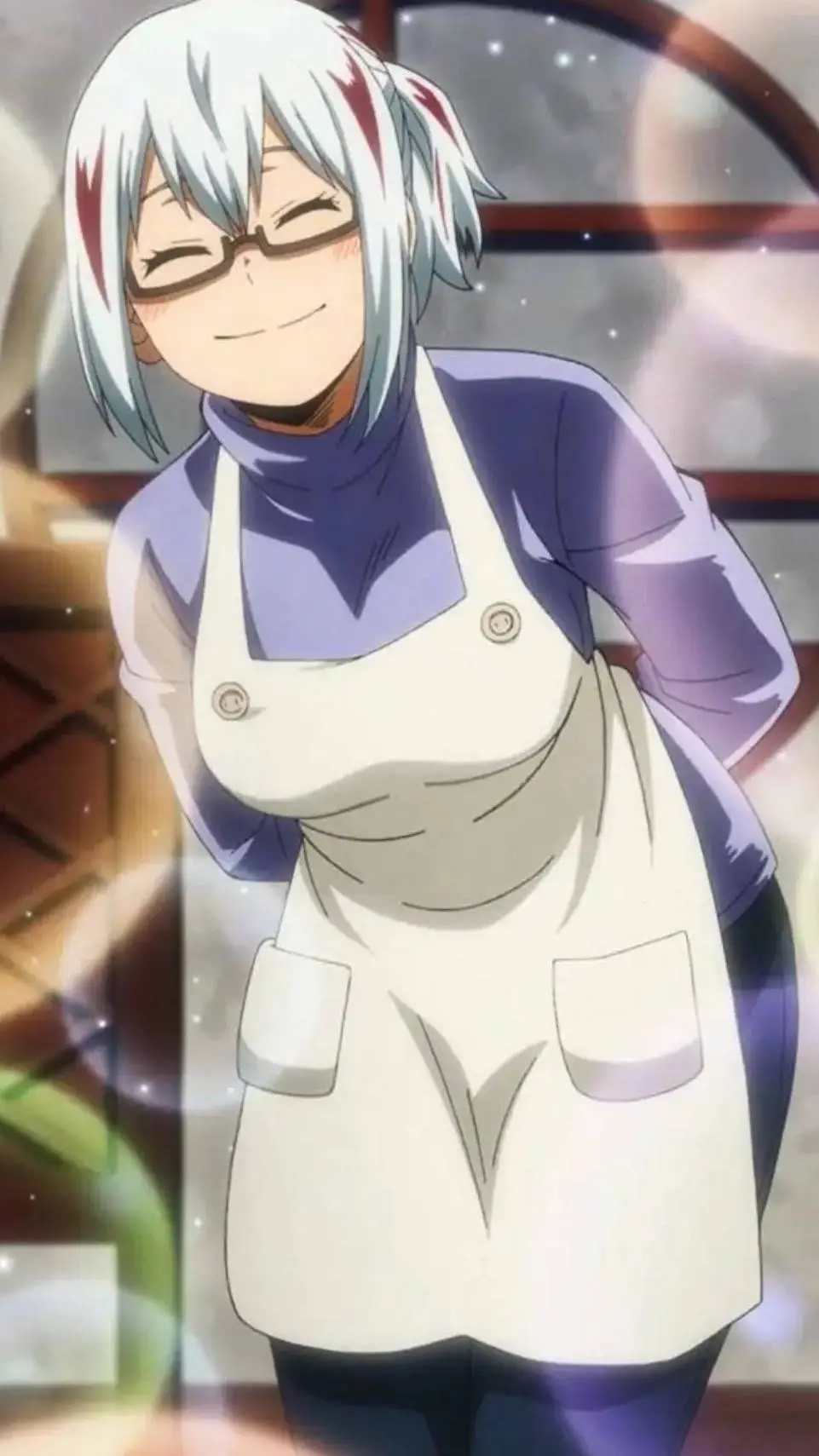 ai character: mha, fuyumi  background