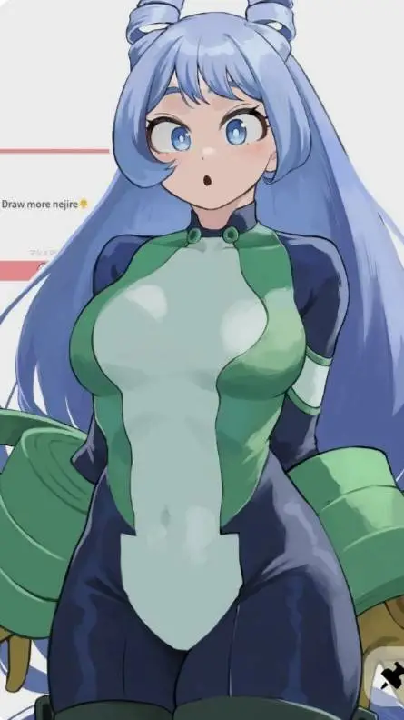 ai character: mha nejire  background