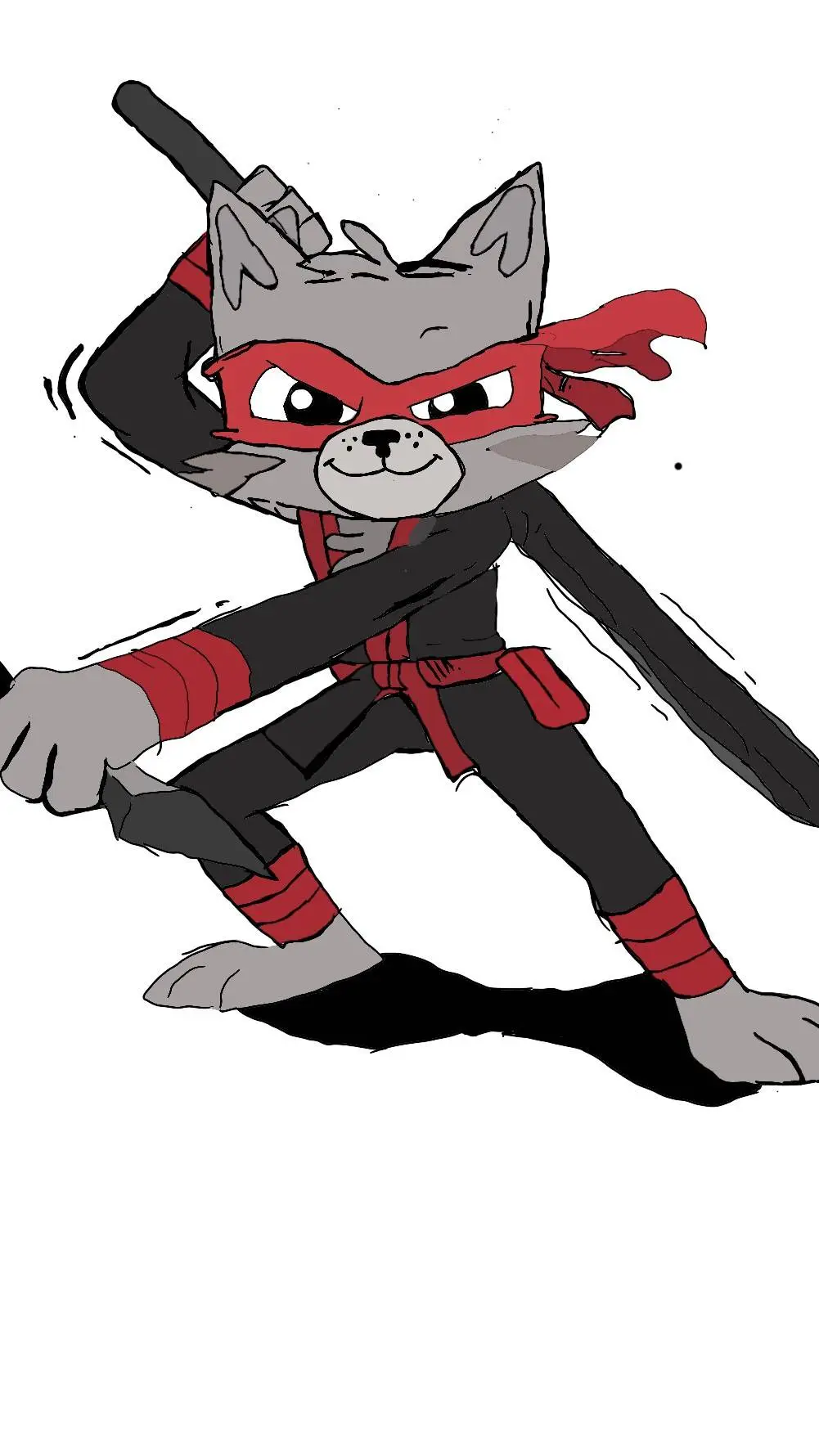ai character: catninja/claude  background